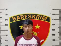 Seorang Pria Diamankan Satreskrim Polres Kepulauan Anambas karena Diduga Mencuri Barang Perlengkapan Bagan