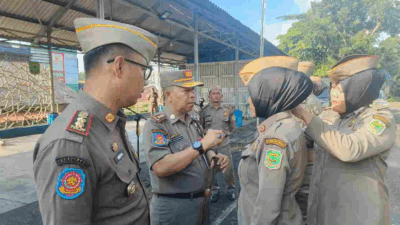 48 Personel PPPK Satpol PP Tanjungpinang Terima Penyematan Pangkat