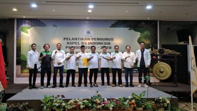 Nyanyang Hadiri Pelantikan Pengurus ASPEL B3 Indonesia, Dorong Pengelolaan Limbah yang Aman dan Berkelanjutan