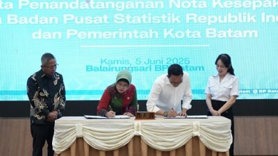 Langkah Konkret Sajikan Data Akurat, BP Batam-Pemko Batam Teken MoU dengan BPS RI