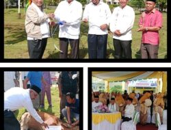 Bupati H Bistamam Hadiri Penyembelihan Qurban Idul Adha 1446 H di Kantor DLH