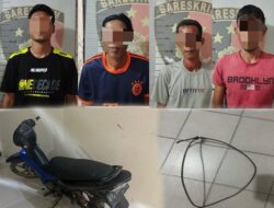 Polsek Tebing Tangkap 4 Pencuri Kabel  Grounding di Bandara Raja Haji Abdullah Karimun