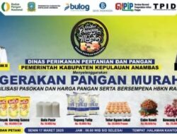 Jelang Idulfitri, DP3 Anambas Gelar Gerakan Pangan Murah di Siantan