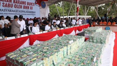 Pemusnahan 2 Ton Sabu di Batam, Nyanyang Haris Pratamura Apresiasi Kerja Keras Aparat Penegak Hukum