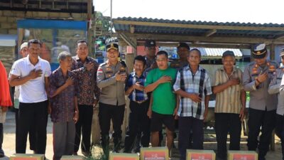 Polri Selalu Hadir di Tengah Masyarakat,  Polres Kepulauan Anambas Awali Rangkaian HUT Bhayangkara dengan Giat Sosial