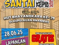 Kapolres Kepulauan Anambas Ajak Masyarakat Ikuti Jalan Sehat HUT Bhayangkara ke 79