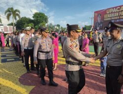 Sebanyak 33 Personel Polresta Tanjungpinang Mendapat Kenaikan Pangkat