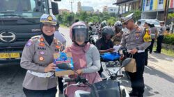 Pengendara yang Taat Lalu Lintas di Apresiasi oleh Satlantas Polresta Tanjungpinang