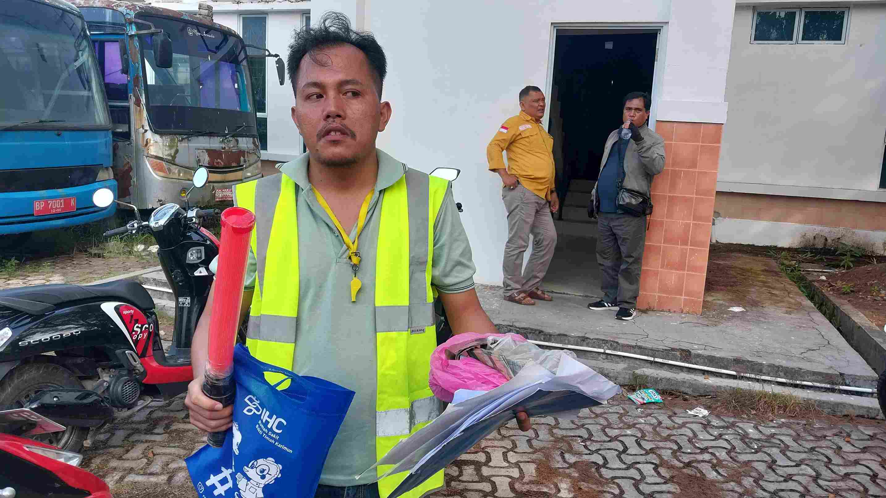 Merasa Dipecat Sepihak, Juru Parkir Datangi Kantor Dishub Karimun