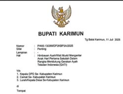 Bupati Iskandarsyah Keluarkan Imbauan Hari Pertama Sekolah