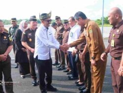 Zulhidayat Hadiri Penjemputan Wakil Jaksa Agung RI di Bandara RHF Tanjungpinang