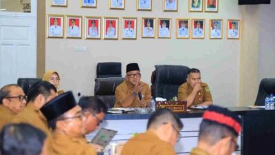 Rakor Bersama OPD, Lis Pertegas Lakukan Komunikasi antar OPD Hingga Kelurahan
