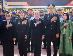 Deby Maryanti Hadiri Upacara dan Syukuran Hari Bhayangkara ke 79