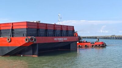 Komitmen Kembangkan Pelabuhan Tanjung Mocoh, BP Tanjungpinang Kembali Bawa Masuk Kapal Bongkar Muat