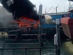 Kebakaran Kapal Ikan di Karimun Diduga dari Percikan Las