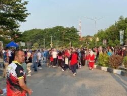 Ribuan Warga Padati CFD, Bupati Karimun Iskandaryah Harap jadi Penggerak Ekonomi Daerah