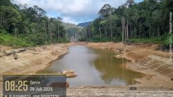 Dampak Musim Panas, Waduk Air Baku PDAM di Dabo Singkep Alami Kekeringan 