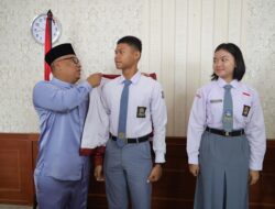 Nyanyang Haris Pratamura Lepas Dua Putra-Putri Terbaik Kepri Mewakili Paskibraka Nasional 2025
