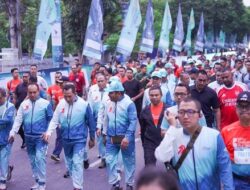 Abdul Wahid Meriahkan Bhayangkara Run 2025, Serukan Cinta Alam dan Penyelamatan TNTN