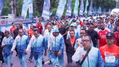 Abdul Wahid Meriahkan Bhayangkara Run 2025, Serukan Cinta Alam dan Penyelamatan TNTN