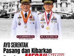 Lis-Raja Ajak Warga Tanjungpinang Kibarkan Merah Putih Sambut HUT ke-80 RI