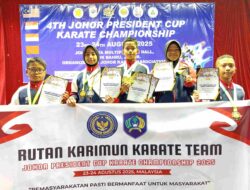 Atlet Rutan Karimun Harumkan Bumi Berazam di Ajang Johor President Cup Karate Championship 2025