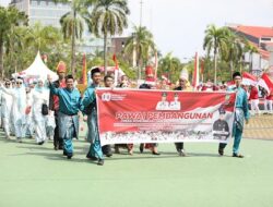 Diskominfo Batam Semarakkan Pawai Pembangunan 2025 Bersama Paguyuban IKABSU