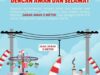 Jangan Sembarangan Pasang Bendera dan Umbul-umbul HUT RI, PLN Karimun: Jarak Aman 3 Meter dari Jaringan Listrik