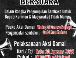 Rakyat Karimun Bersuara Kumpulkan Sembako Untuk Bupati