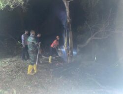 Sinergi TNI-Polri, Damkar, dan BPBD Padamkan Kebakaran Kebun di Desa Tebang Anambas