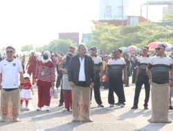Semarak HUT Ke-80 RI: Polres Karimun Hibur Warga Dengan Olahraga, Pasar Murah dan Lomba Rakyat