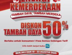 PLN Karimun Beri Diskon Tambah Daya 50% Sambut HUT Ke-80 RI