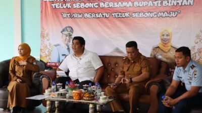 Bupati Roby Temui RT/RW Teluk Sebong, Pembangunan Daerah dan Aspirasi Warga Jadi Prioritas Utama