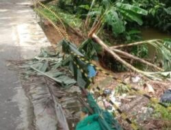 Warga Resah Jalan Arah Simpang Empat SMPN 1 Singkep Bukit Kapitan Rawan Longsor