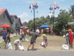 Meriahkan HUT RI ke 80, Kampung Sekop Darat menggelar Permainan Rakyat