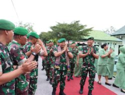 Lepas Sambut Dandim 0317/TBK Penuh Haru