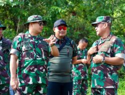 Dandim 0317/TBK Tinjau Sasaran TMMD ke-126 di Desa Tanjung Hutan