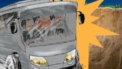 Bus Antar Jemput Pelajar Tabrak Ruko di Karimun, Begini Penjelasan Polisi