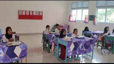 Pelajar SDN 010 Singkep Perdana Mulai Mendapatkan Makan Bergizi Gratis (MBG)
