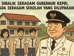 Di Balik Seragam Gubernur, Ada Seragam Sekolah yang Dilupakan