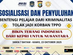 JMSI Kepri Gelar Sosialisasi TPPO ke Ratusan Pelajar di SMKN 7 Batam