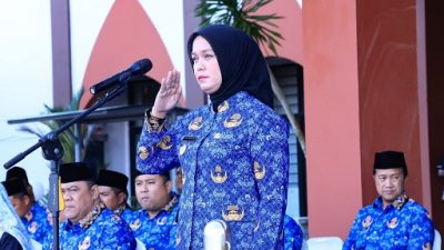 Pimpin Upacara, Wakil Bupati Deby Maryanti Tekankan Pancasila Sebagai Landasan Hidup dan Pemersatu Bangsa di Bintan