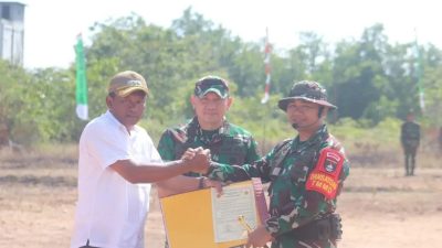 Lewat TMMD Ke 126, Kodim 0317/TBK Bantu Pemkab Karimun Percepat Pemerataan Pembangunan