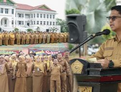 Pimpin Upacara Hari Jadi Ke 26 Kabupaten Karimun, ini Pesan Bupati Iskandarsyah ke ASN