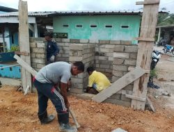 TMMD ke-126: Kodim 0317/TBK Bangun MCK di Pelabuhan Tanjung Batu Kecil