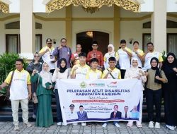 Bupati Karimun Iskandarsyah Lepas Atlet ke Popnas dan Peparpenas 2025, Ini Pesannya