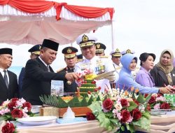 Ansar Ahmad Hadiri Upacara HUT ke-80 TNI di Gurindam XII, Tekankan Soliditas Jaga Kedaulatan Kepri