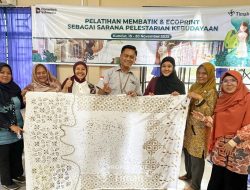 PT Timah Gelar Pelatihan Ecoprint di Karimun