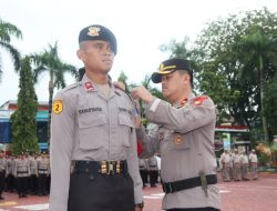 Siswa SPN Polda Kepri yang Latihan Kerja di Polres Karimun Diminta Hindari Pelanggaran Sekecil Apapun