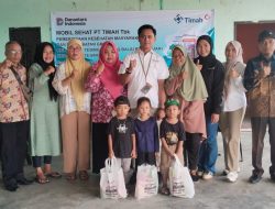 PT Timah Beri Layanan Kesehatan Gratis dan Makanan Tambahan Bagi Masyarakat Karimun